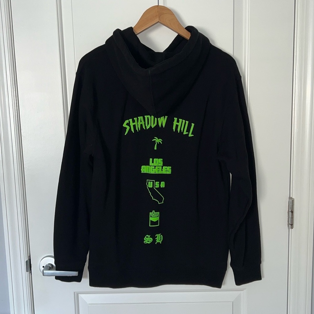 Shadow Hill Los Angeles Black & Green Hoodie